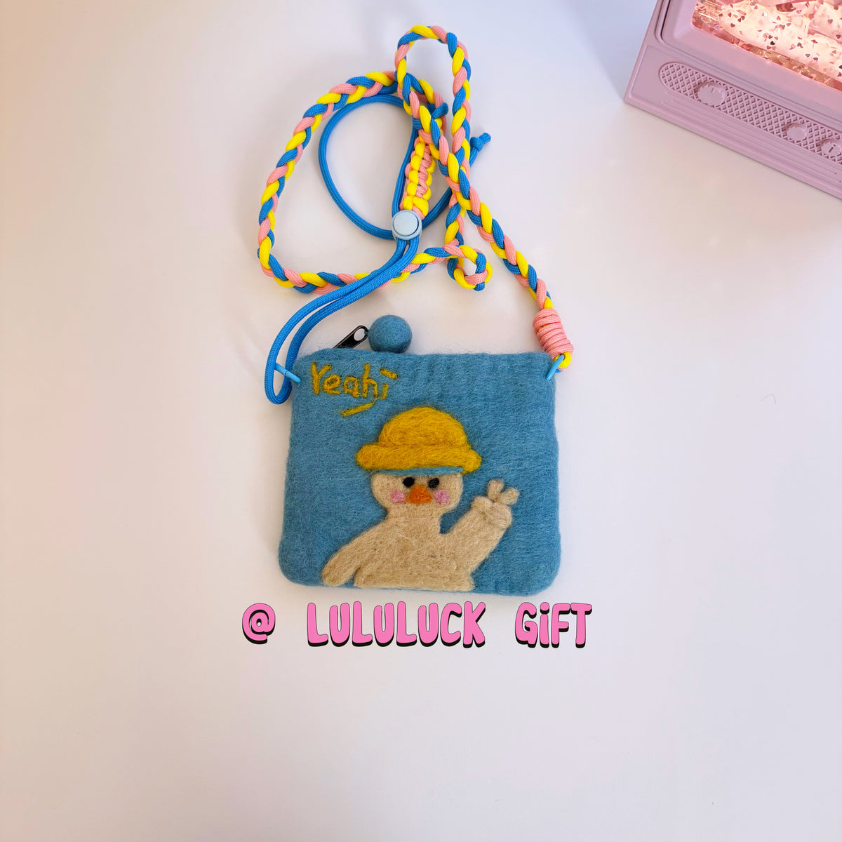 Just Dropped ✨Handmade Wool Felt Crossbody Pouch